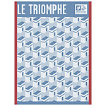 Le Jacquard Francais Arc Triomphe Blue Cotton Tea Towel