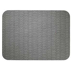 Bodrum Wicker Gray Oblong Easy Care Placemats - Set of 4