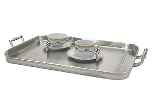 Match Pewter Large Gallery Tray with Handles