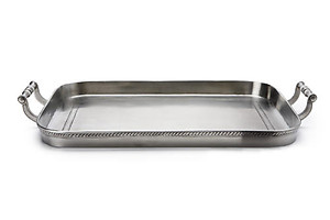Match Pewter Medium Gallery Tray with Handles