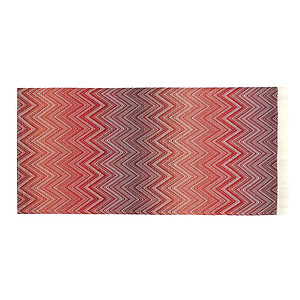 Missoni Timmy Red and Orange Throw Blanket - Color 591