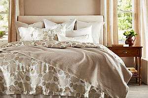 SDH Hydrangea Oyster Luxury Bedding and Sheets