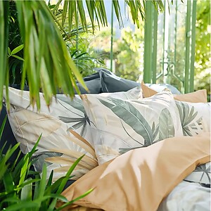 Escape to Paradise with Schlossberg Palma Beige Jersey Knit Bedding