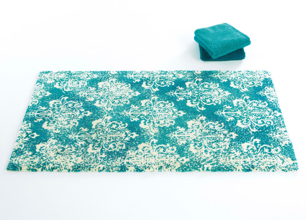 Abyss Habidecor Lazuli Bath Rugs Turquoise Pea Blue Abyss Habidecor Lazuli Bath Rugs