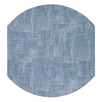 Bodrum Luster Ice Blue Elliptic Easy Care Place Mats - Set of 4