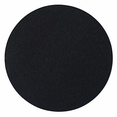 Bodrum Skate Black Round Easy Care Placemats - Set of 4