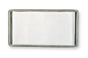 Italian Pewter Guest Towel Tray by Match