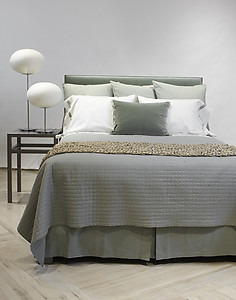 Ann Gish Quilted Linen Cotton Bedding - Ready to Bed