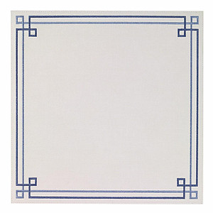 Bodrum Link Blue Square Easy Care Placemats - Set of 4