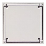 Bodrum Link Grey Square Easy Care Placemats - Set of 4