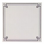 Bodrum Link Grey Square Easy Care Placemats - Set of 4
