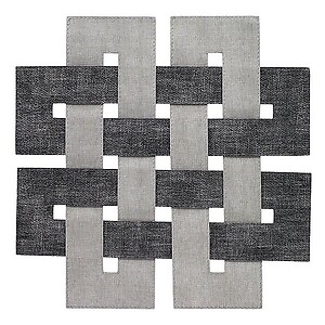 Bodrum Celtic Smoke and Grey Easy Care Place Mats - Set of 4