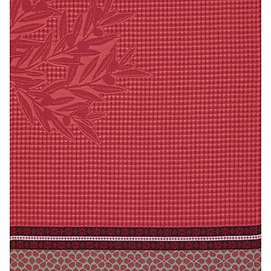 Le Jacquard Francais Alpilles Red Cotton Hand Towel