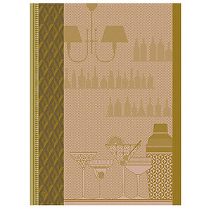 Le Jacquard Francais Ambiance Cocktail Grapefruit Cotton Tea Towel