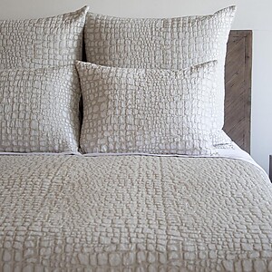 Ann Gish Croc Quartz Coverlets & Pillows