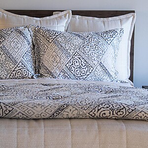 Ann Gish Oporto Blue Bedding