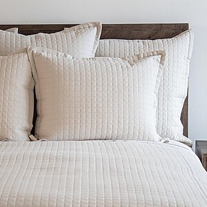 Ann Gish Quilted Linen Cotton Bedding - Ready to Bed