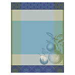 Le Jacquard Francais Arriere-Pays Blue Cotton Hand Towel