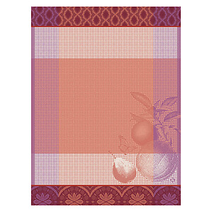 Le Jacquard Francais Arriere-Pays Pink Cotton Hand Towel