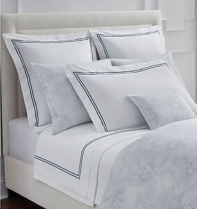 Dive Into Coastal Comfort with Sferra Pastena Duvet Covers & Shams