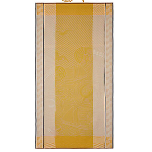 Le Jacquard Francais Baignade a Socoa Beige Beach Towel