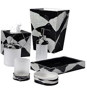 Mike & Ally Genesis Ebony & Silver Bath & Vanity Collection