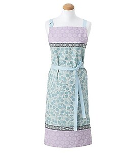 Le Jacquard Francais Cerises Blue Cotton Kitchen Apron