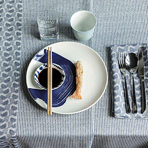 Le Jacquard Francais Empreintes Blue