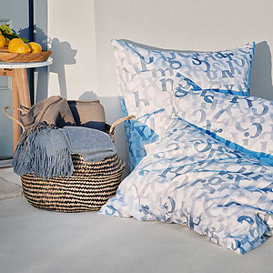 Schlossberg Typo Blanc Bedding 