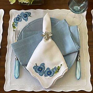 Bodrum Violeta Floral Placemats - Set of 4