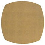 Bodrum Stingray Gold Elliptic Easy Care Place Mats - Set of 4