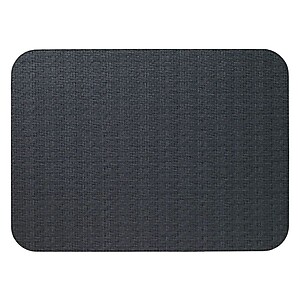 Bodrum Wicker Black Oblong Easy Care Placemats - Set of 4