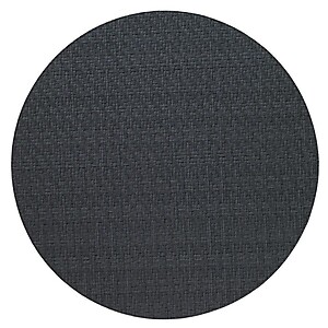 Bodrum Wicker Black Round Easy Care Placemats - Set of 4