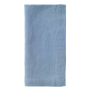 Bodrum Amalfi Iceberg Blue Stonewashed Napkins - Set of 4