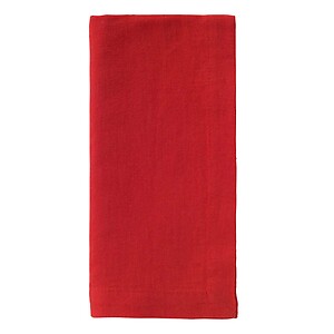 Bodrum Amalfi Tomato Red Stonewashed Napkins - Set of 4