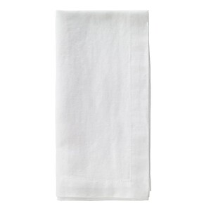 Bodrum Amalfi White Stonewashed Napkins - Set of 4