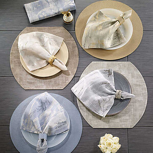 Bodrum Avignon Gold Napkins - Set of 4