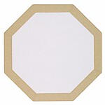 Bodrum Bordino Gold Sparkle Octagon Easy Care Place Mats - Set of 4