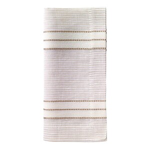 Bodrum Brighton Beige Striped Napkins - Set of 4