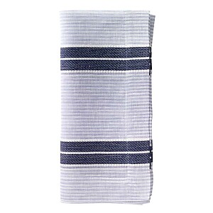 Bodrum Brighton Blue Striped Napkins - Set of 4