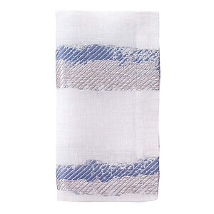 Bodrum Brushstroke Ice Blue Napkins - Set of 4