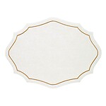 Bodrum Byzantine Antique White and Gold Easy Care Placemats - Set of 4