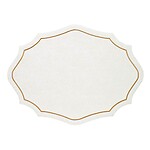 Bodrum Byzantine Antique White and Gold Easy Care Placemats - Set of 4