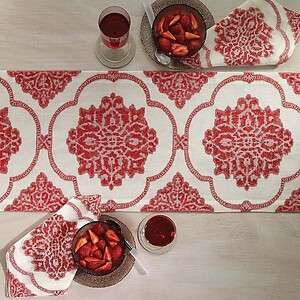 Bodrum Corte Red Napkins - Set of 4