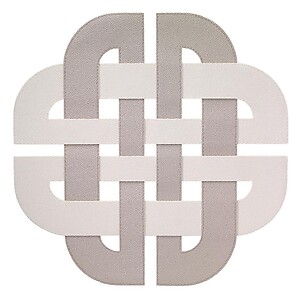 Bodrum Galway Pearl and Oyster Easy Care Placemats - Set of 4