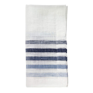 Bodrum Logan Blue Striped Napkins - Set of 4