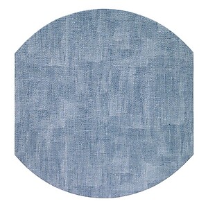 Bodrum Luster Ice Blue Elliptic Easy Care Place Mats - Set of 4