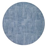 Bodrum Luster Ice Blue Round Easy Care Place Mats - Set of 4