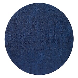 Bodrum Luster Navy Blue Round Easy Care Place Mats - Set of 4