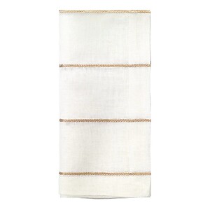 Bodrum Metallic Thread Gold Napkins - Set of 4